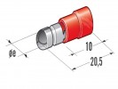 kolík     4  /0,25-1mm/ - kulatý,červený