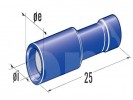 kolík     5  /1-2,5mm/  - kulatý,modrý