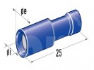 dutinka 4,85 /1-2,5mm/  - kulatá,modrá