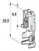 dutinka 6,3 /2-3mm/     UNI F630 C/CLIP