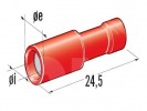 dutinka 3,86 /0,25-1mm/ - kulatá,červená